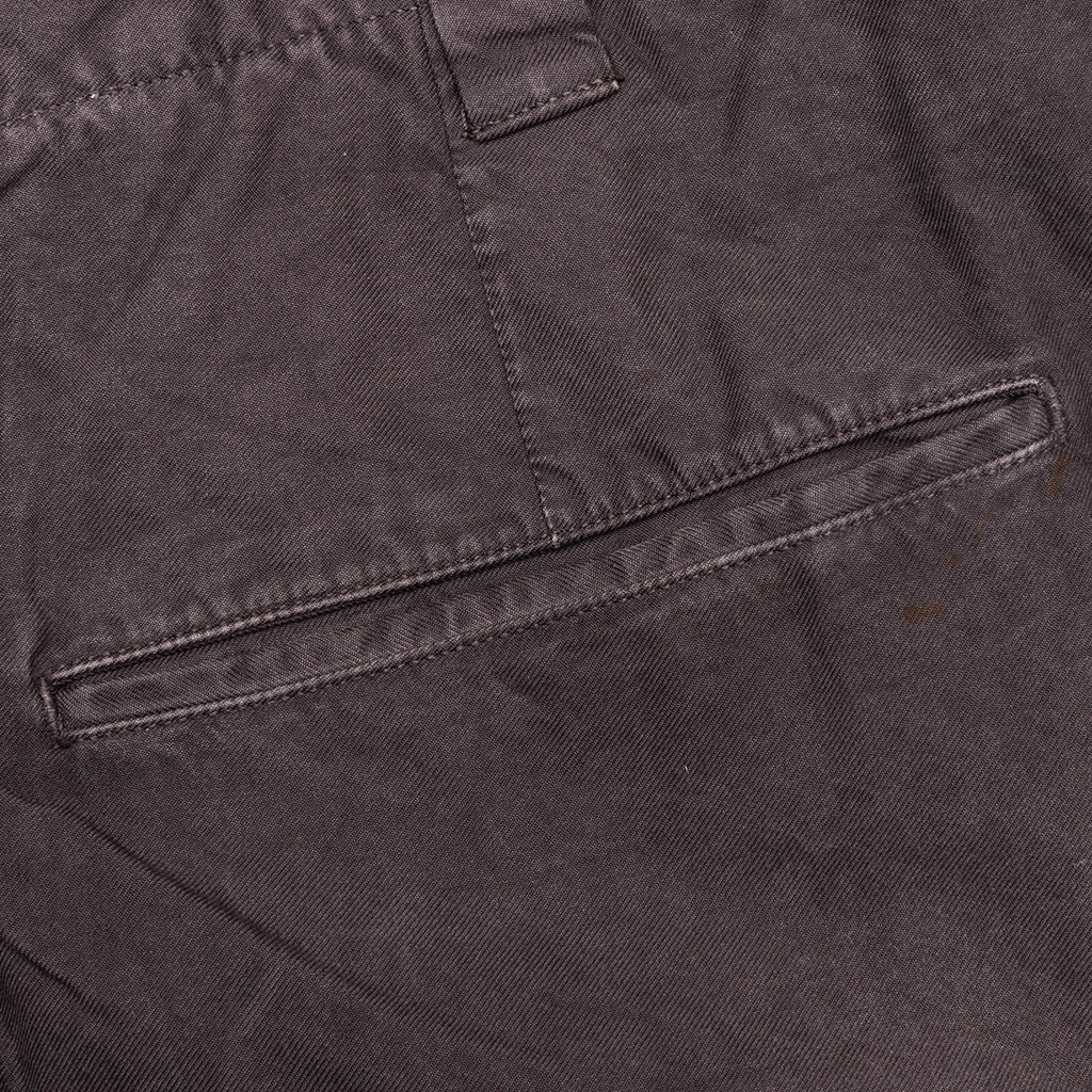 Wide Chino Crash Pants Black