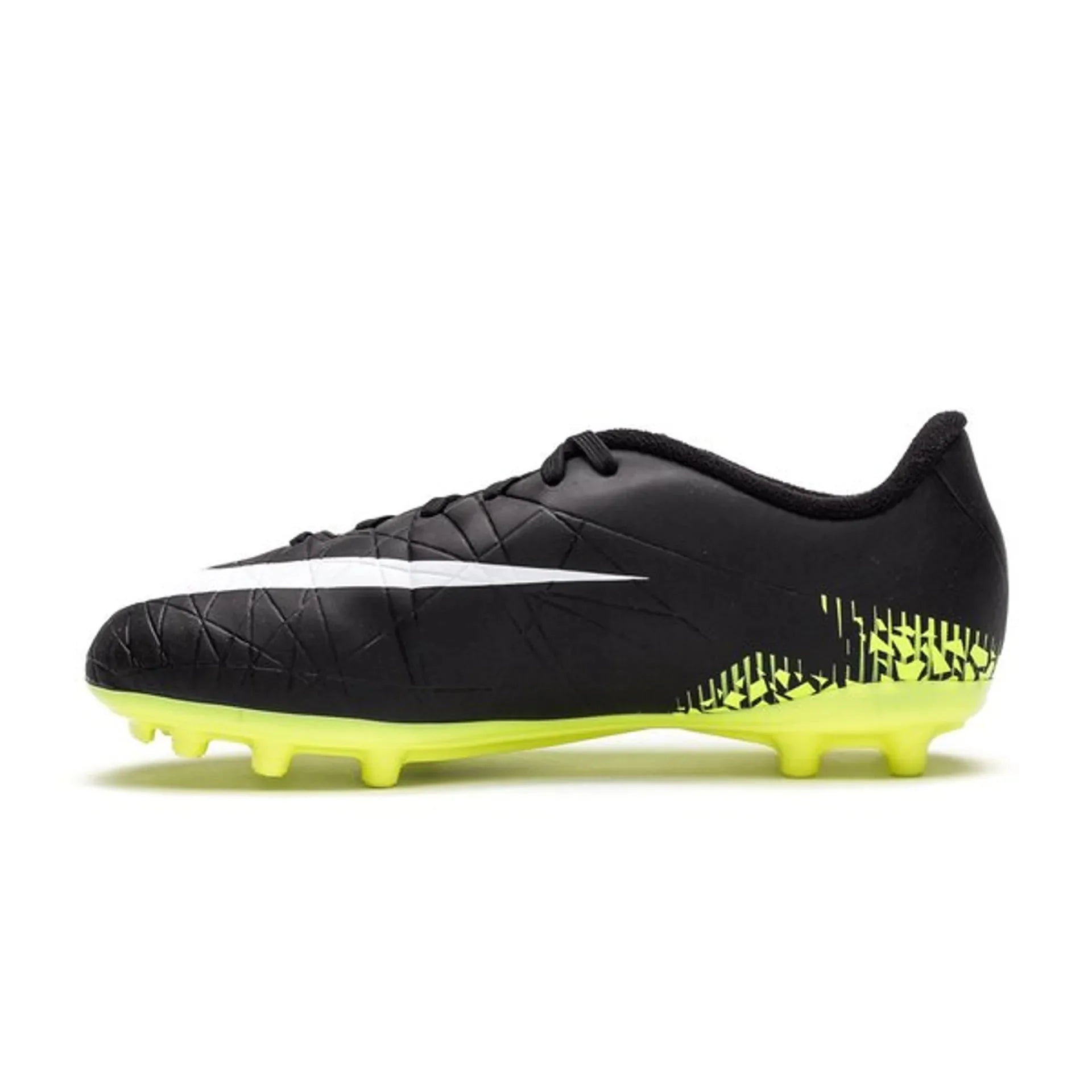 Nike JR Hypervenom Phelon II FG Soccer Cleats Black White Volt