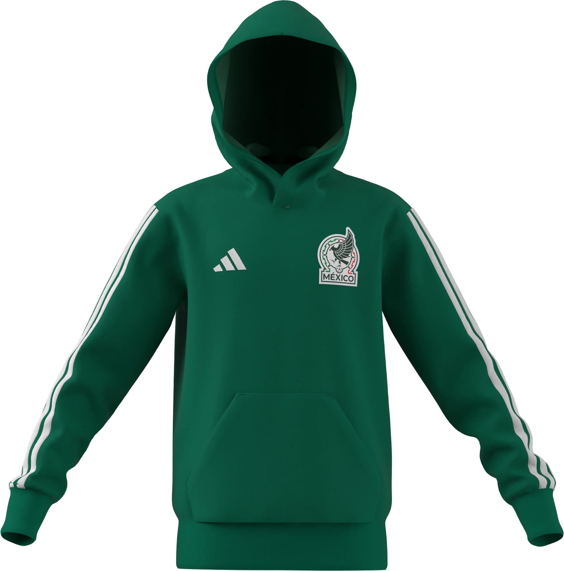 adidas Mexico DNA Youth Soccer Hoodie Green