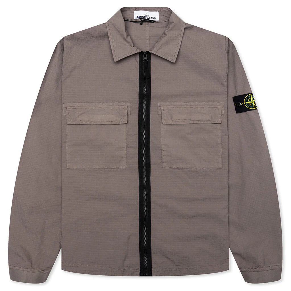 Regular Fit Overshirt Dove Grey