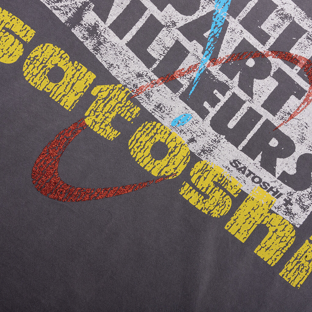 Everywhere Nowhere Tee Washed Black