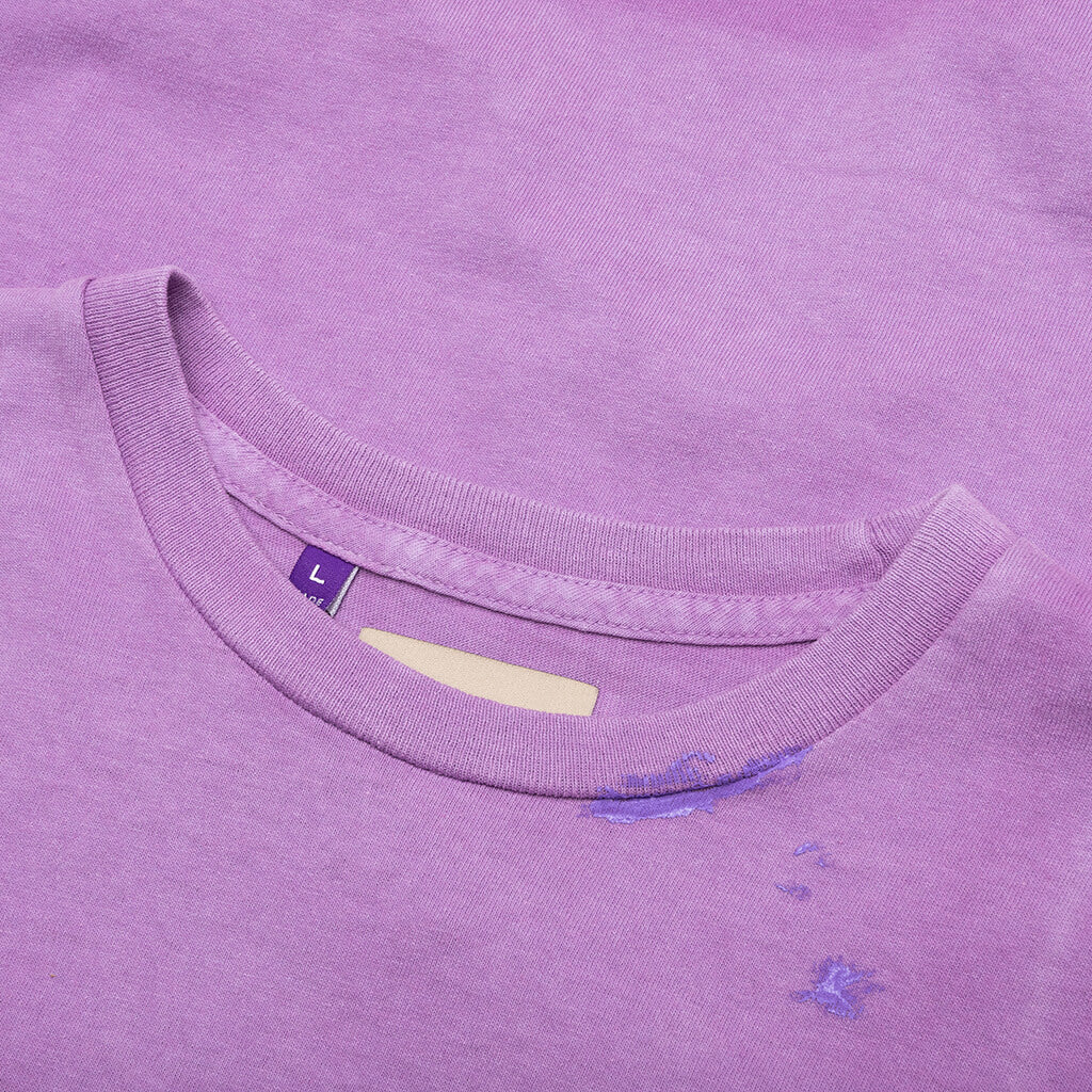 Vintage Logo Painted Tee Purple