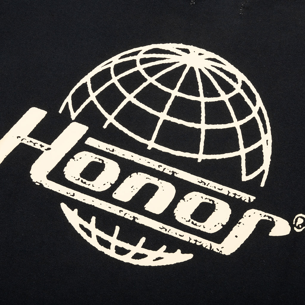 Honor Globe Logo Tee Black