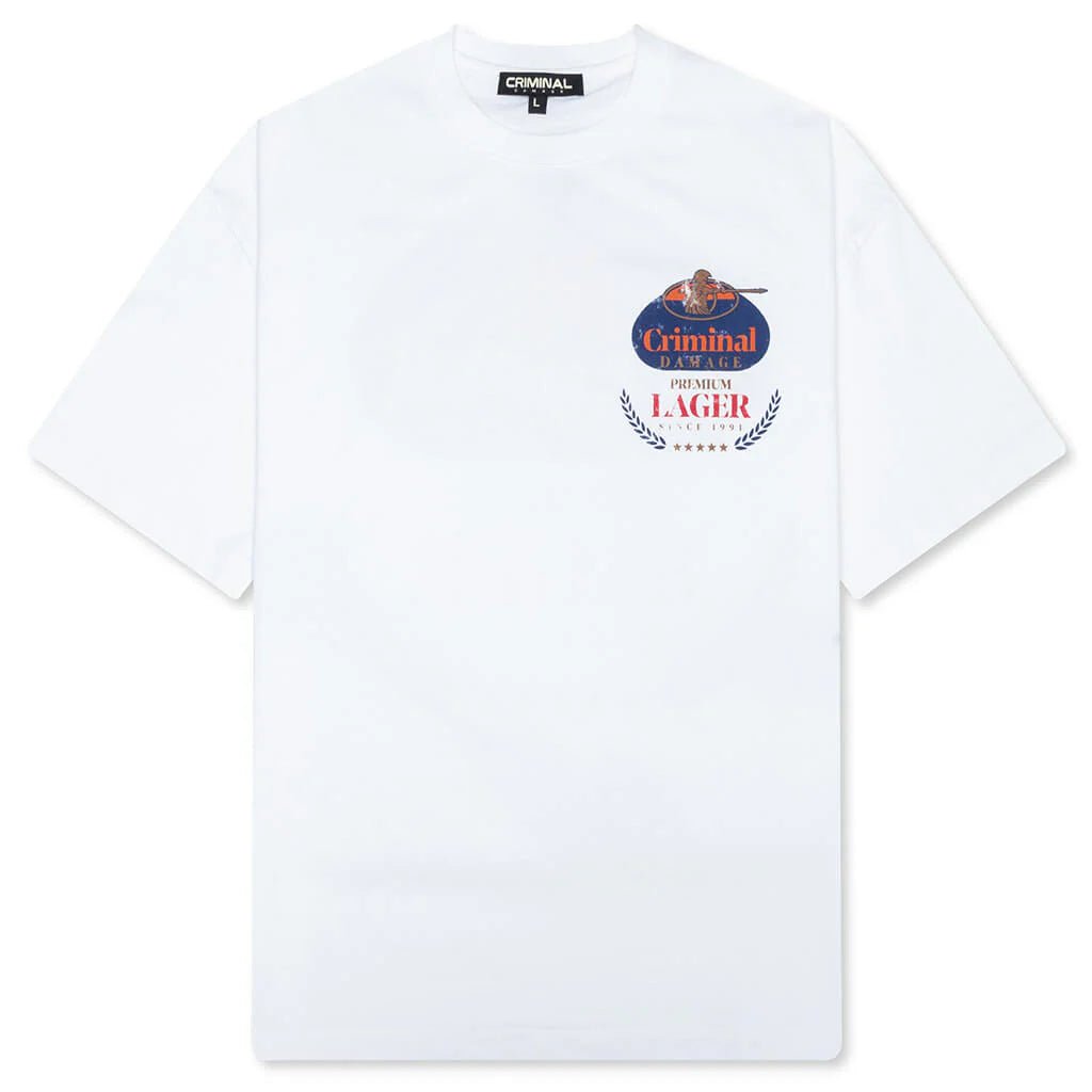 Premium Lager Tee Off White