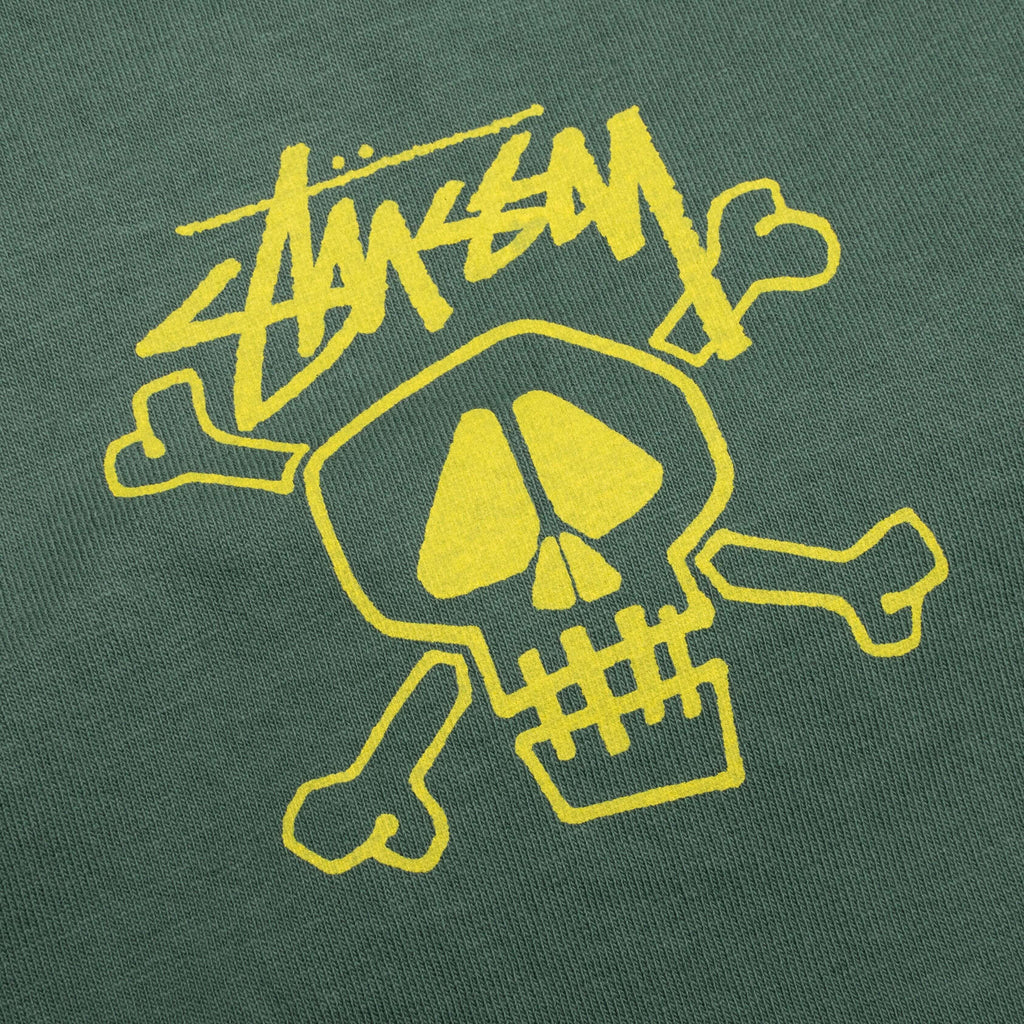 Skull Bones Pigment Dyed Tee Forest