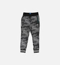 Low Crotch Print Tech Sweatpants Black White Camo