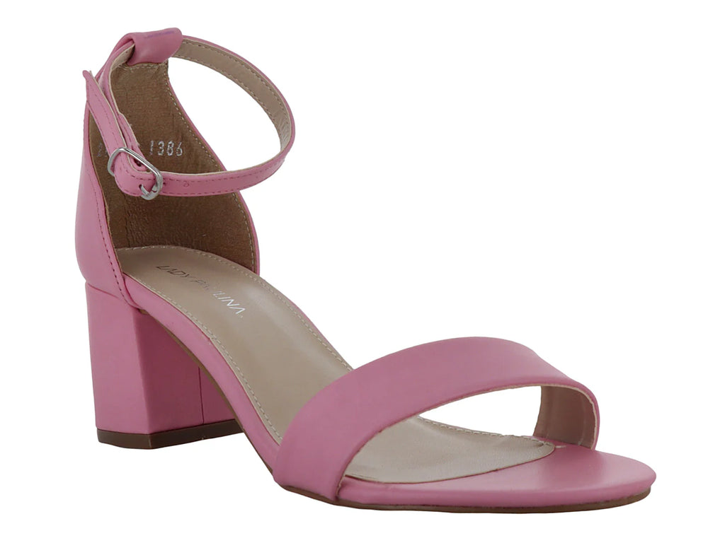 Sandalias Lady Paulina Rosa para Mujer