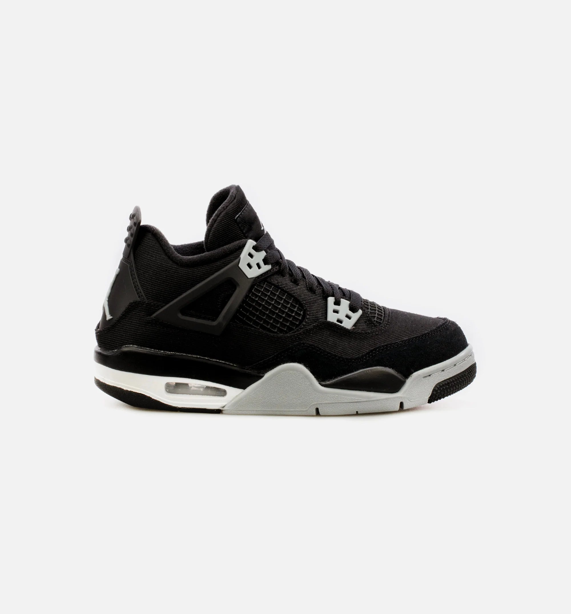 Air Jordan 4 Retro SE Grade School Lifestyle Shoe Black Grey Limit One Per Customer