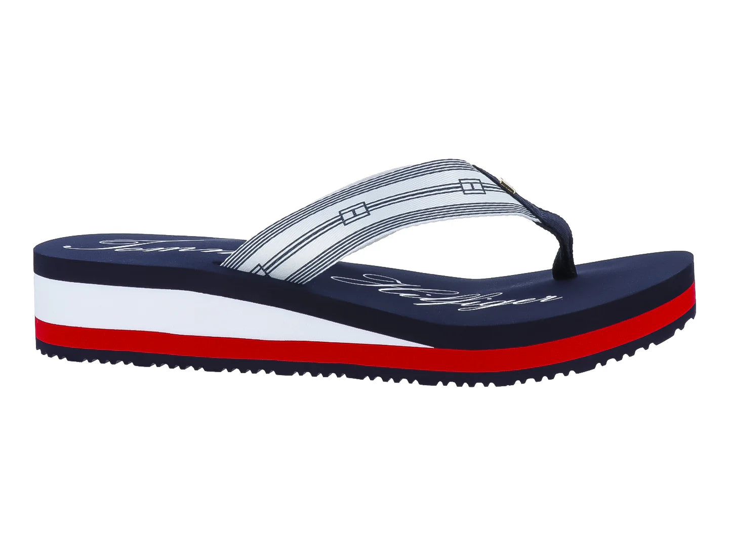 Sandalias Tommy Hilfiger Marino Blanco y Rojo para Mujer