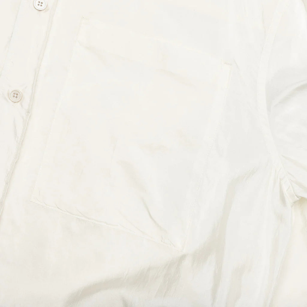Silk And Nylon Shirt Eggshell