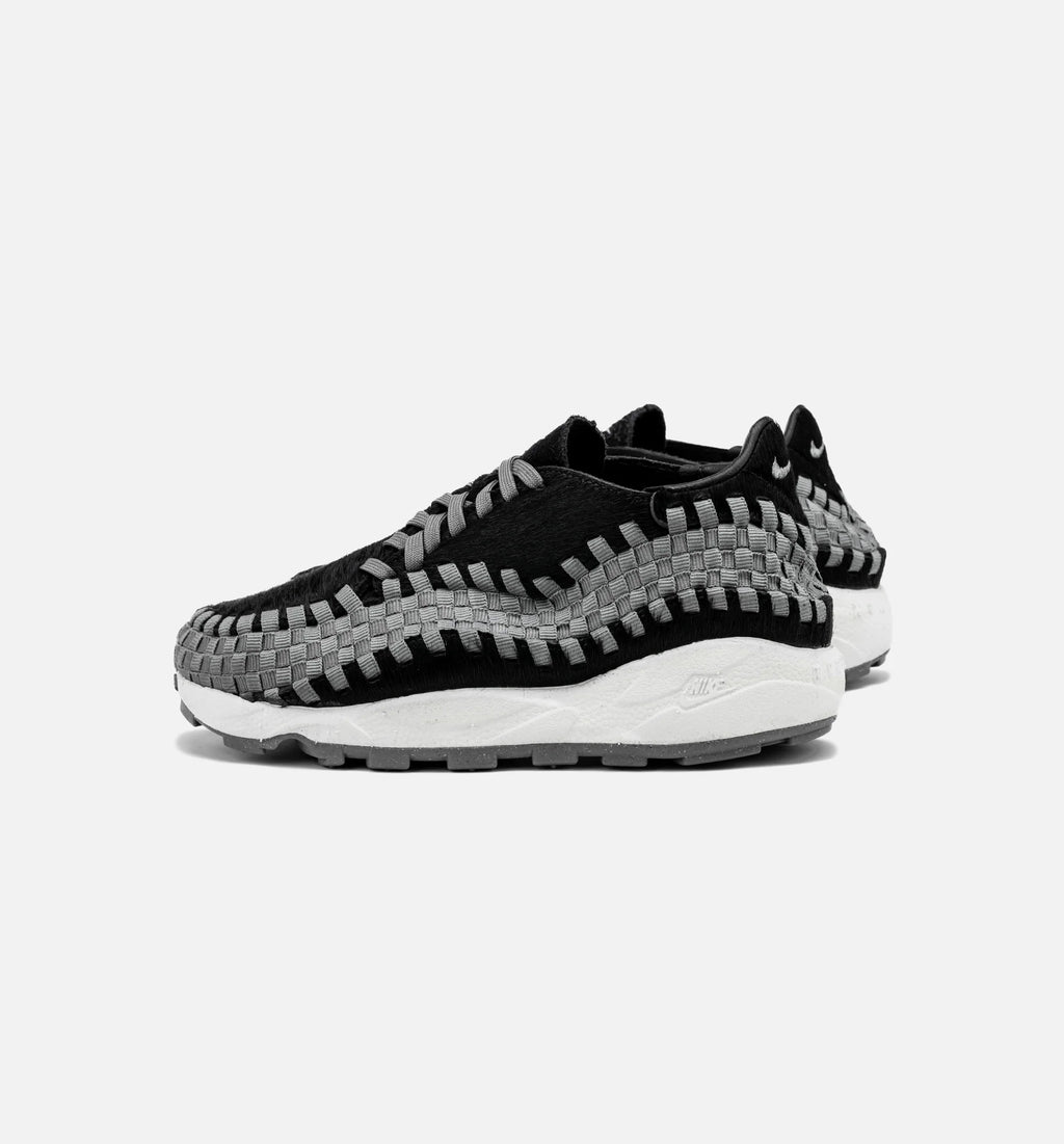 Air Footscape Woven Womens Lifestyle Shoe Black Smoke Grey Sail