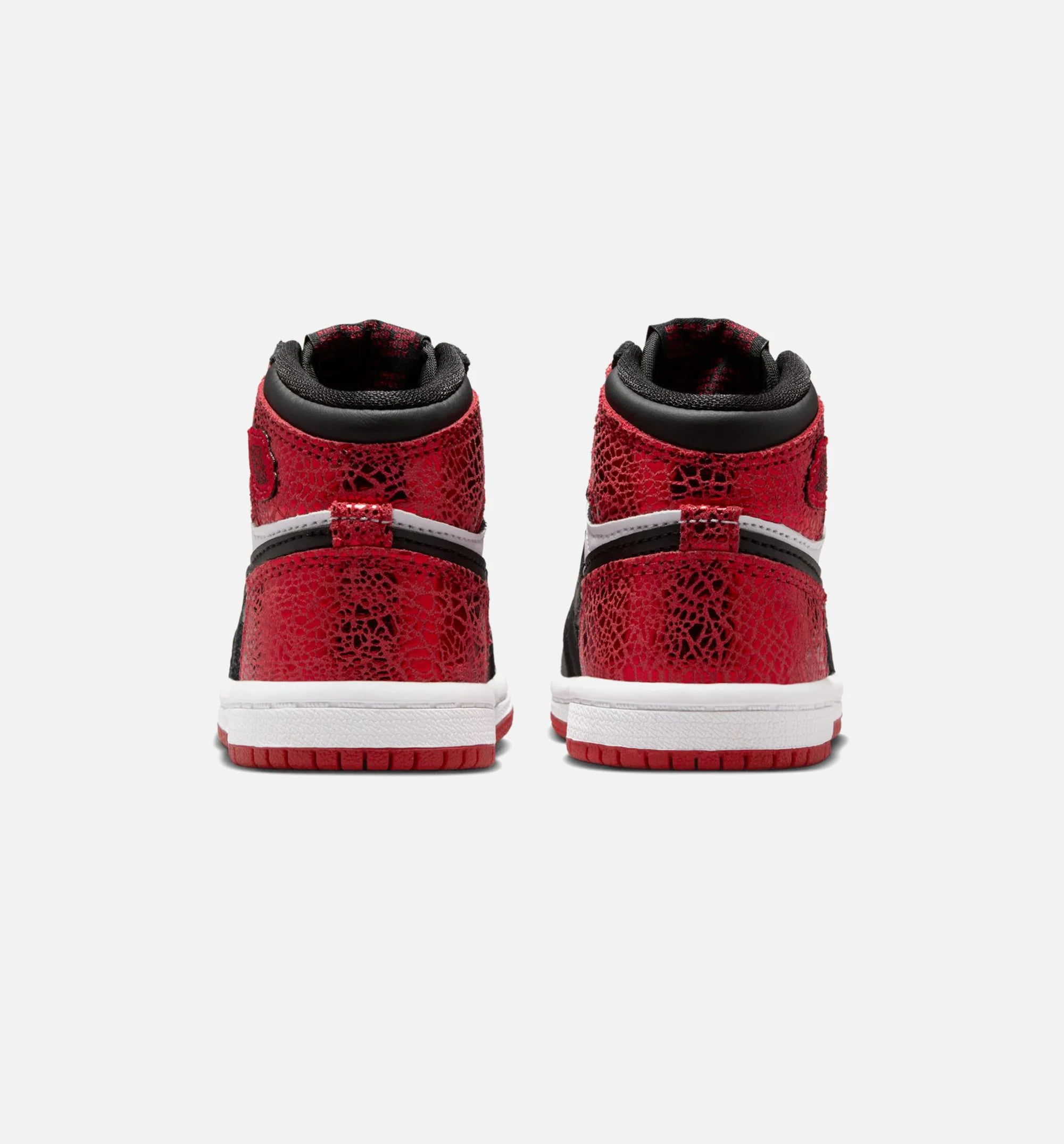 Air Jordan 1 Retro High OG Ruby Infant Toddler Lifestyle Shoe Varsity Red Black White