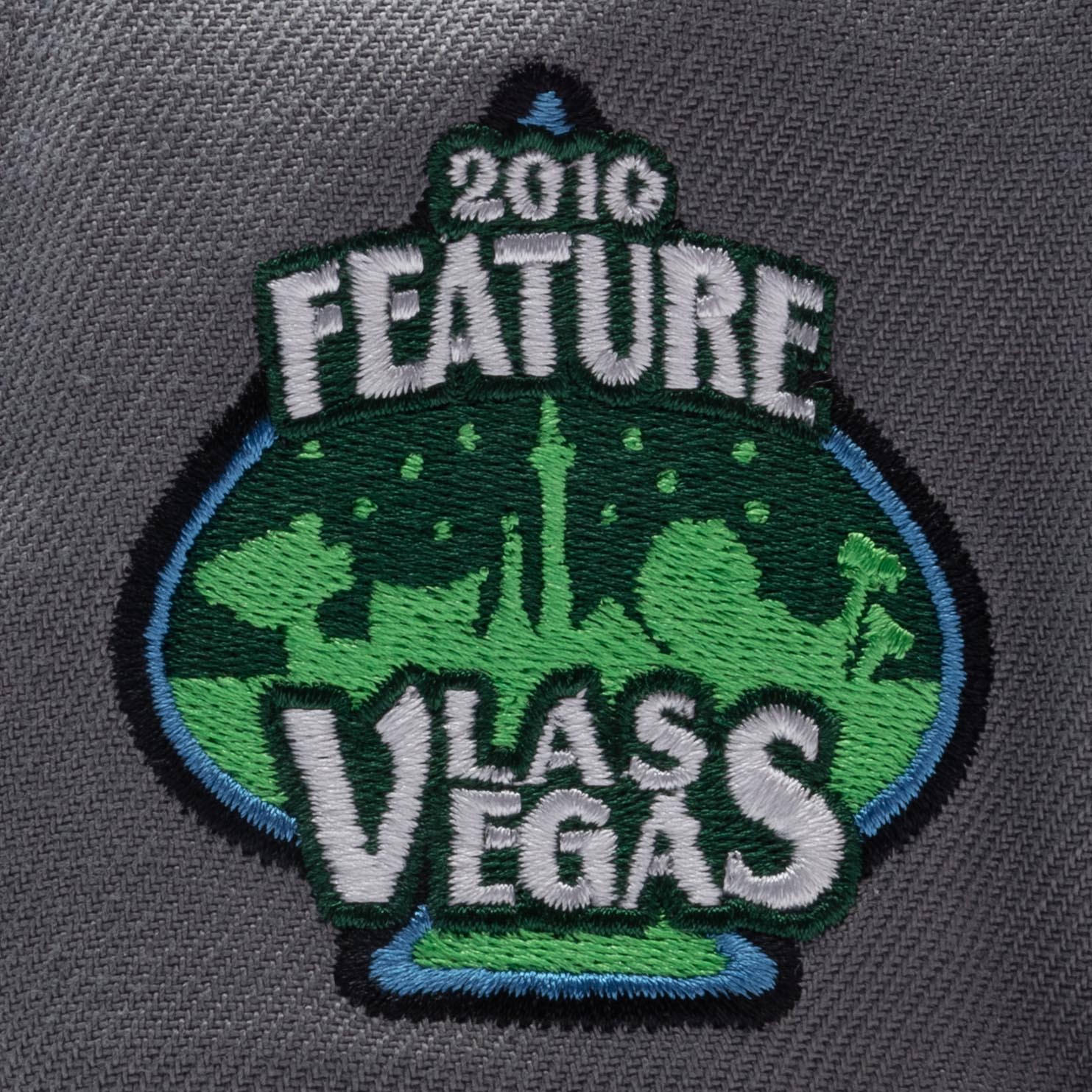 Feature x New Era Old English Las Vegas Snapback Dark Graphite Green