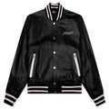 Club Amiri Leather Varsity Black