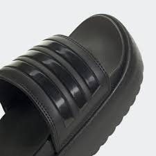 adidas Adilette Platform Core Womens Slides Black