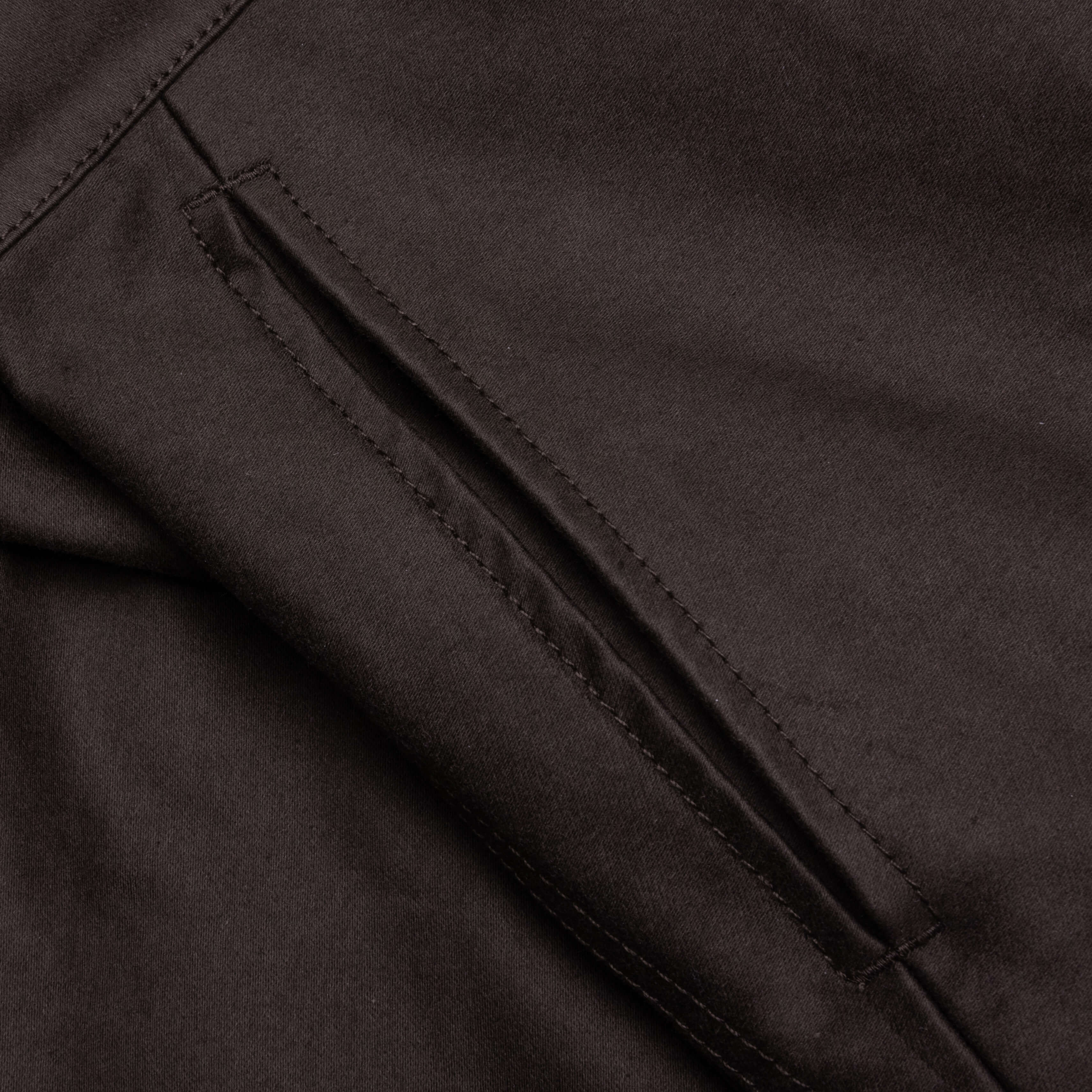 Brown Organic Cotton Cargo Trousers TCY36 Moca