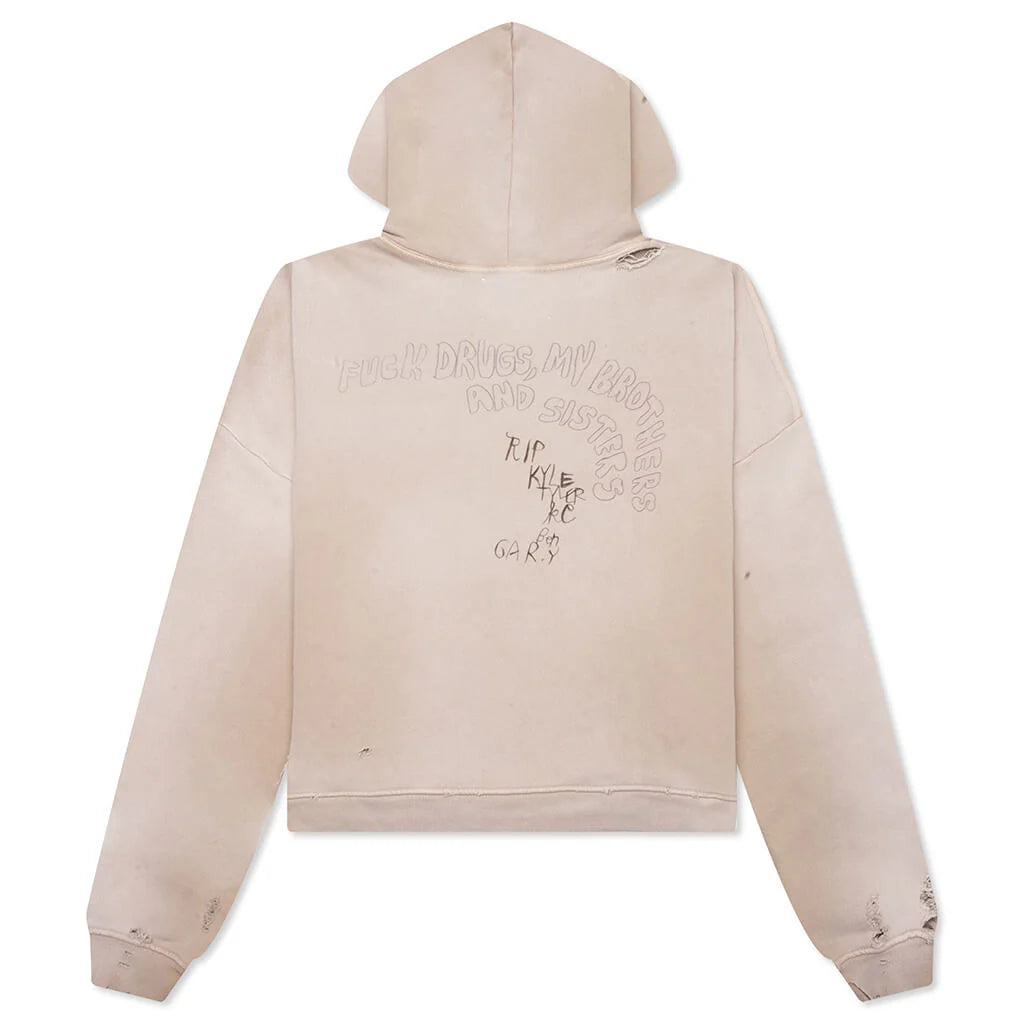 Confessions Hooded Sweatshirt Brown