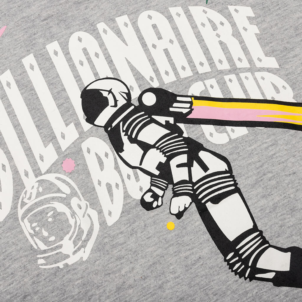 Kids BB on My Way S S Tee Heather Grey
