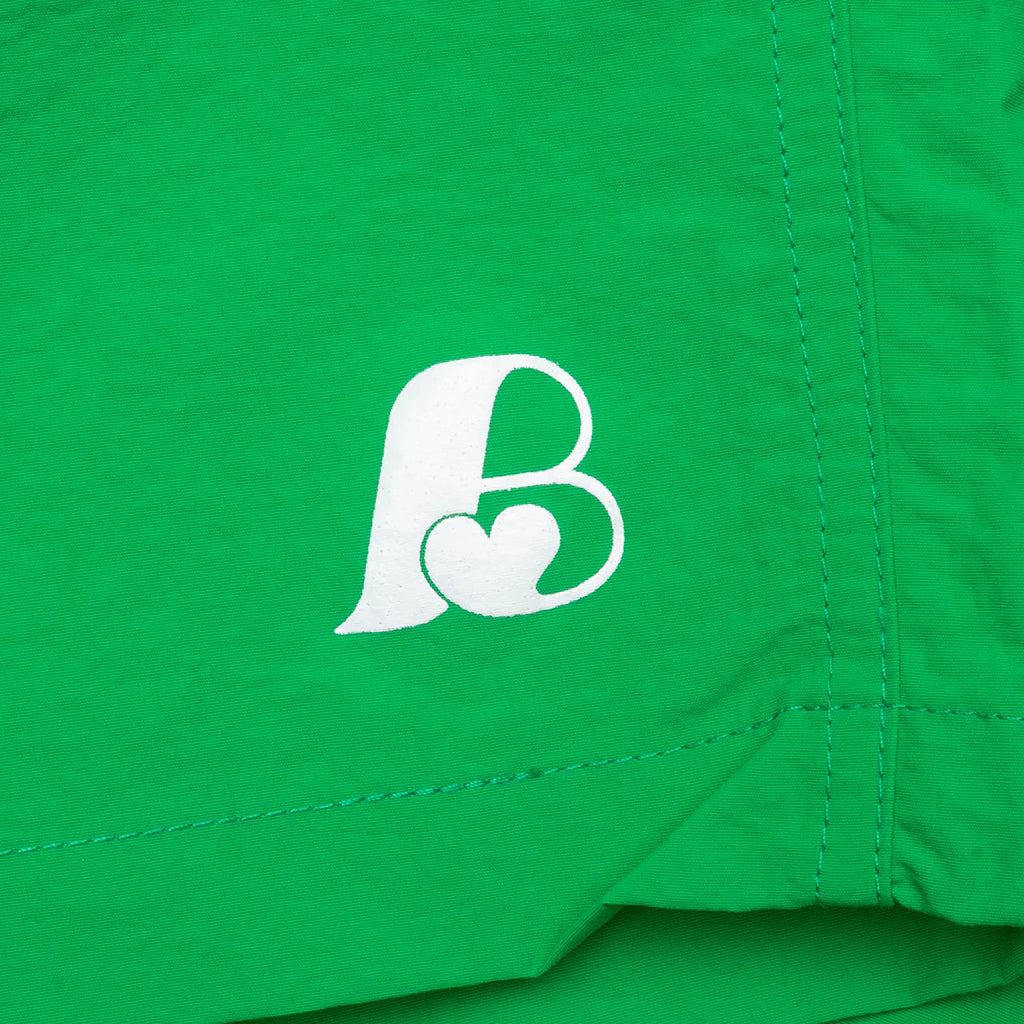 B Logo Water Short Green