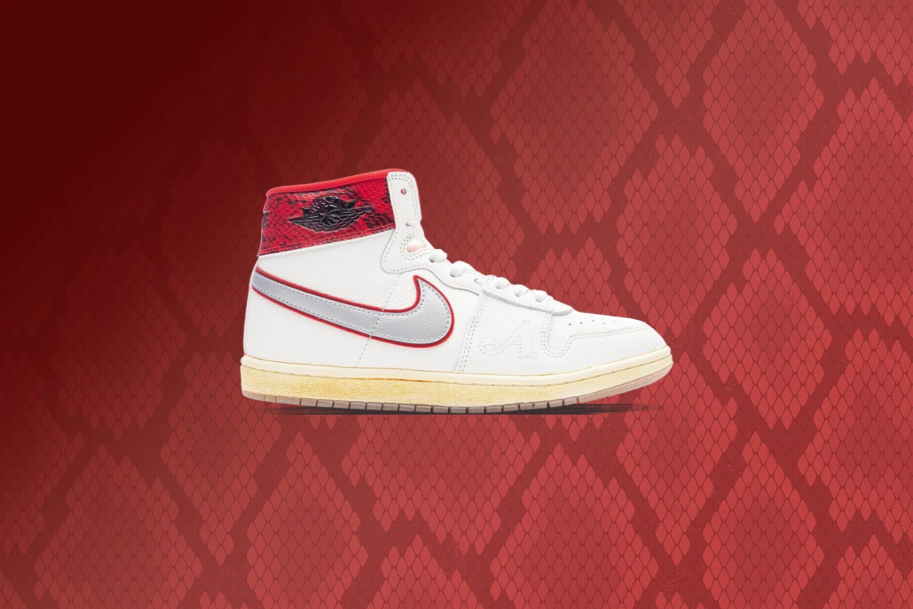 Awake NY x Jordan Air Ship PE SP Sail Black University Red