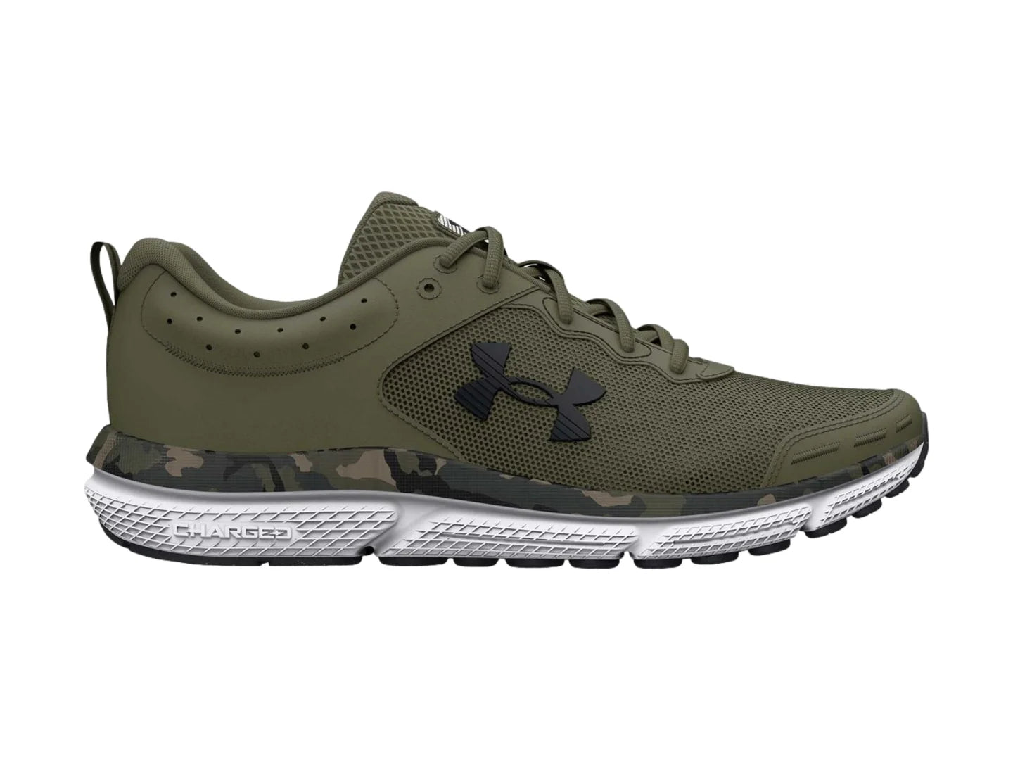 Tenis Under Armour Charged Assert 10 Camuflaje Verde para Hombre