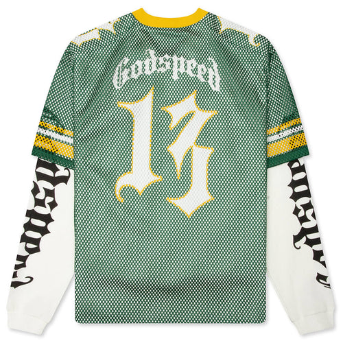 TD Layered Jersey Green Yellow White