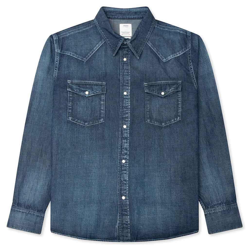 Social Sculpture DMGD Shirt Indigo