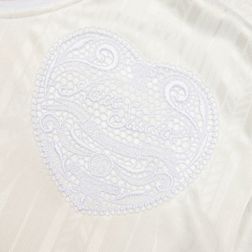 Logo Sports Jersey Top White