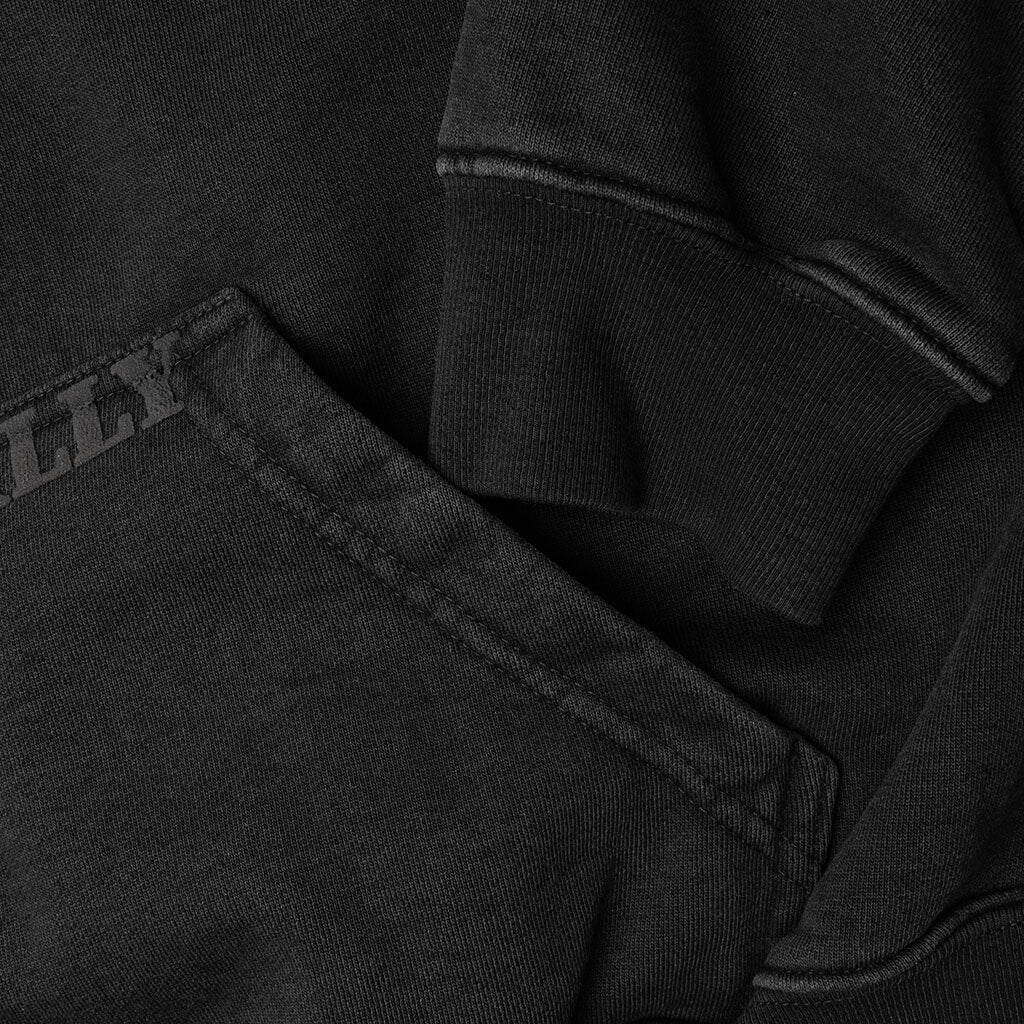 Cropped Desert Valley Hoodie Black