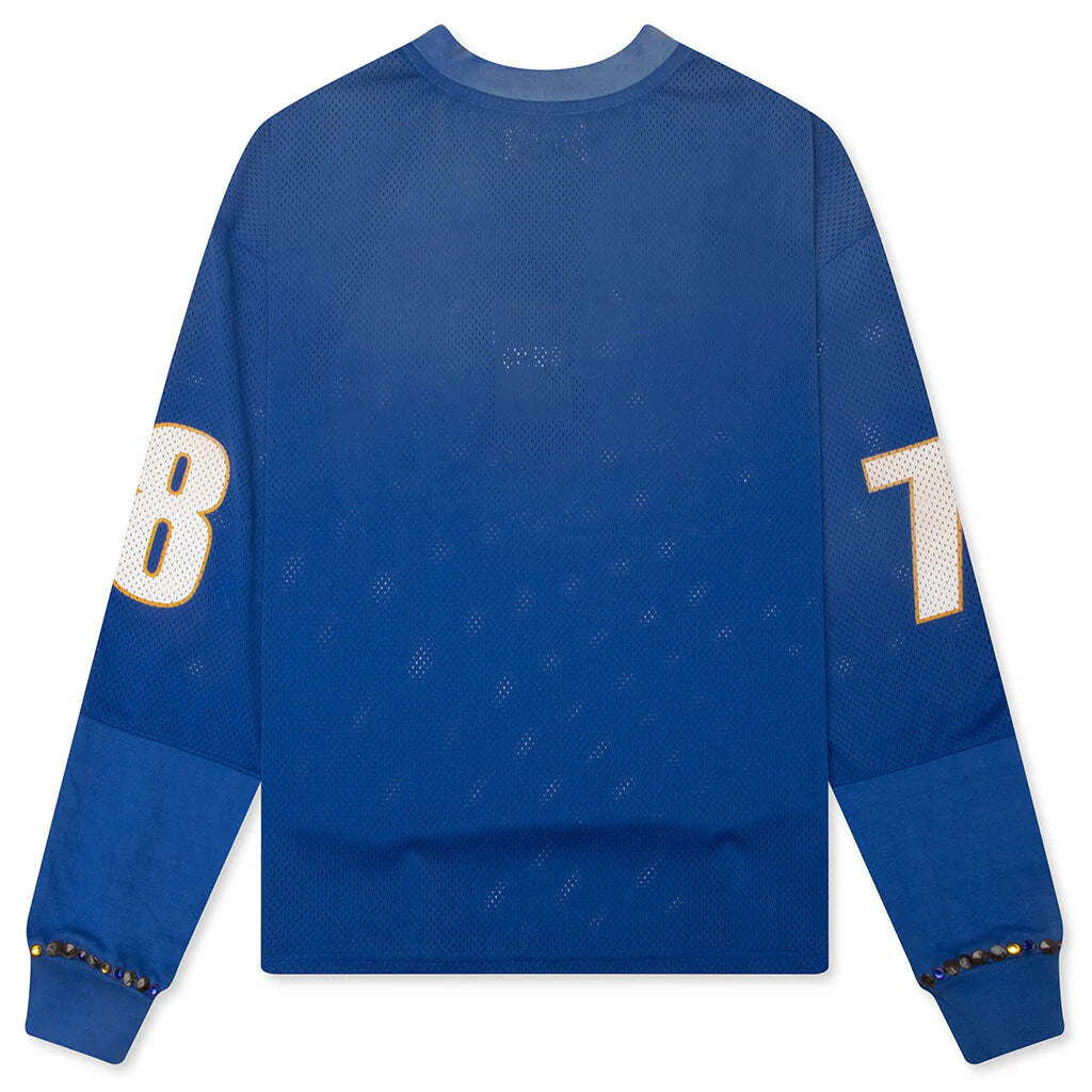 Mesh Moto Jersey Blue