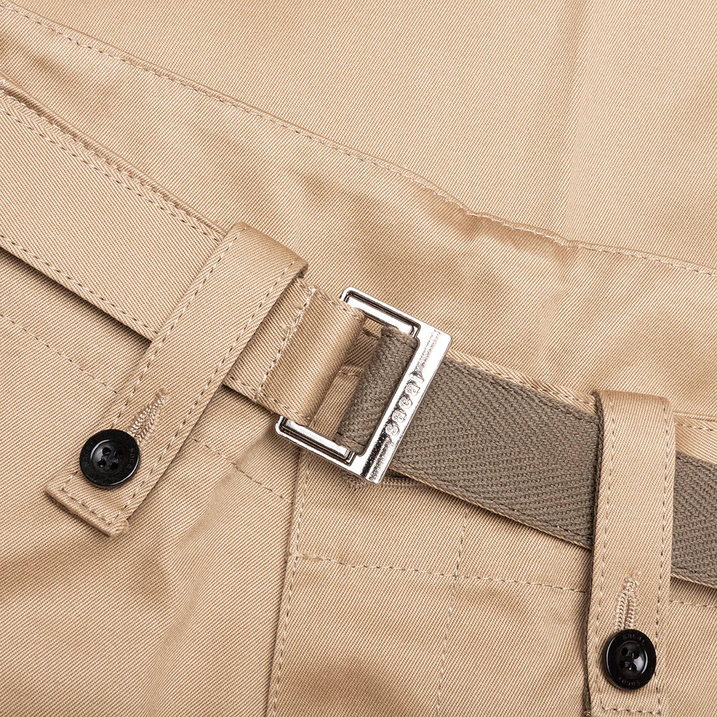 Cotton Chino Pants Beige