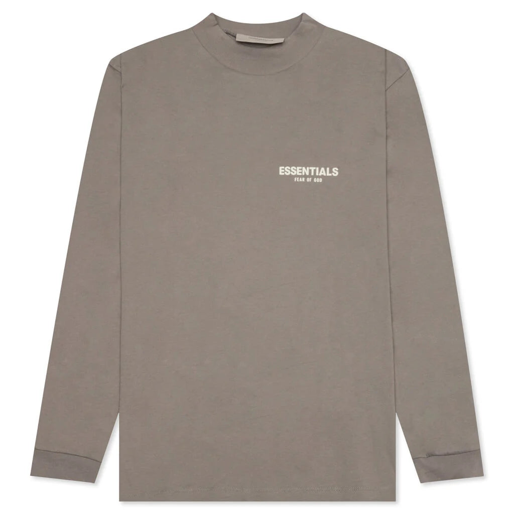 Essentials L S Tee Desert Taupe