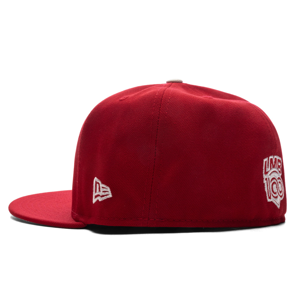 New Era x Born x Raised 59FIFTY LMB Diablos Rojos del México Layered Logo Scarlet