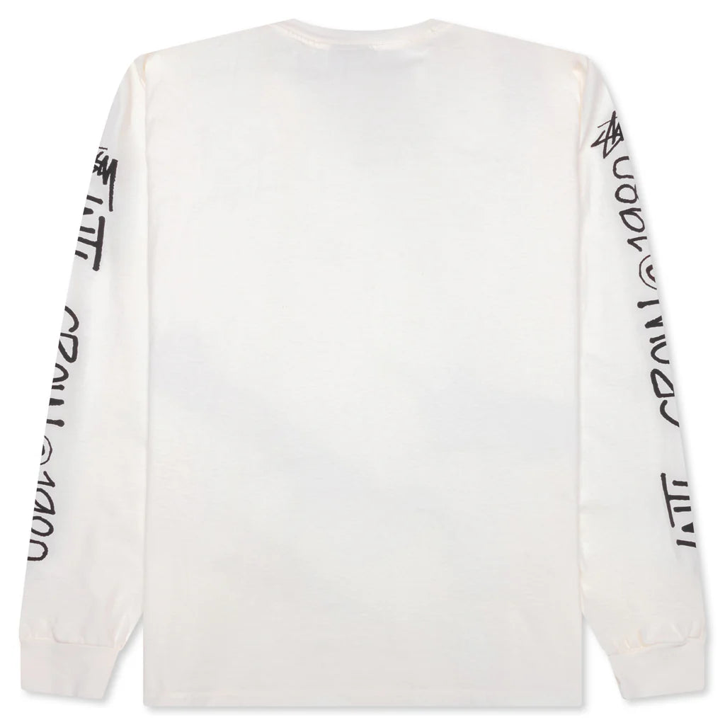 International Crew Pigment Dyed L S Tee Natural