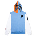 Shark Full Zip Hoodie Indonesia Blue