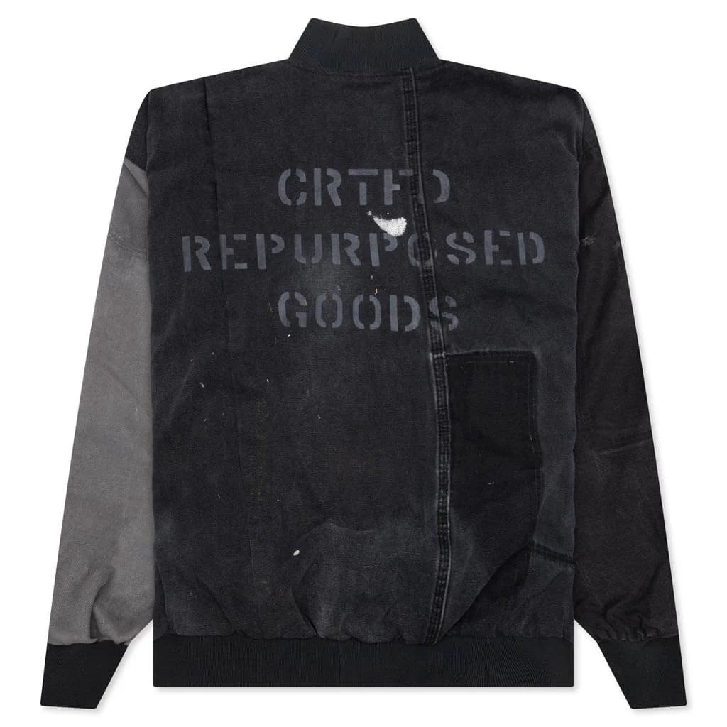 Carhartt Upcycled Bomber Jacket Black