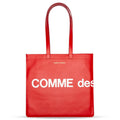 Comme des Garcons SA9001HL Huge Logo Tote Bag Red
