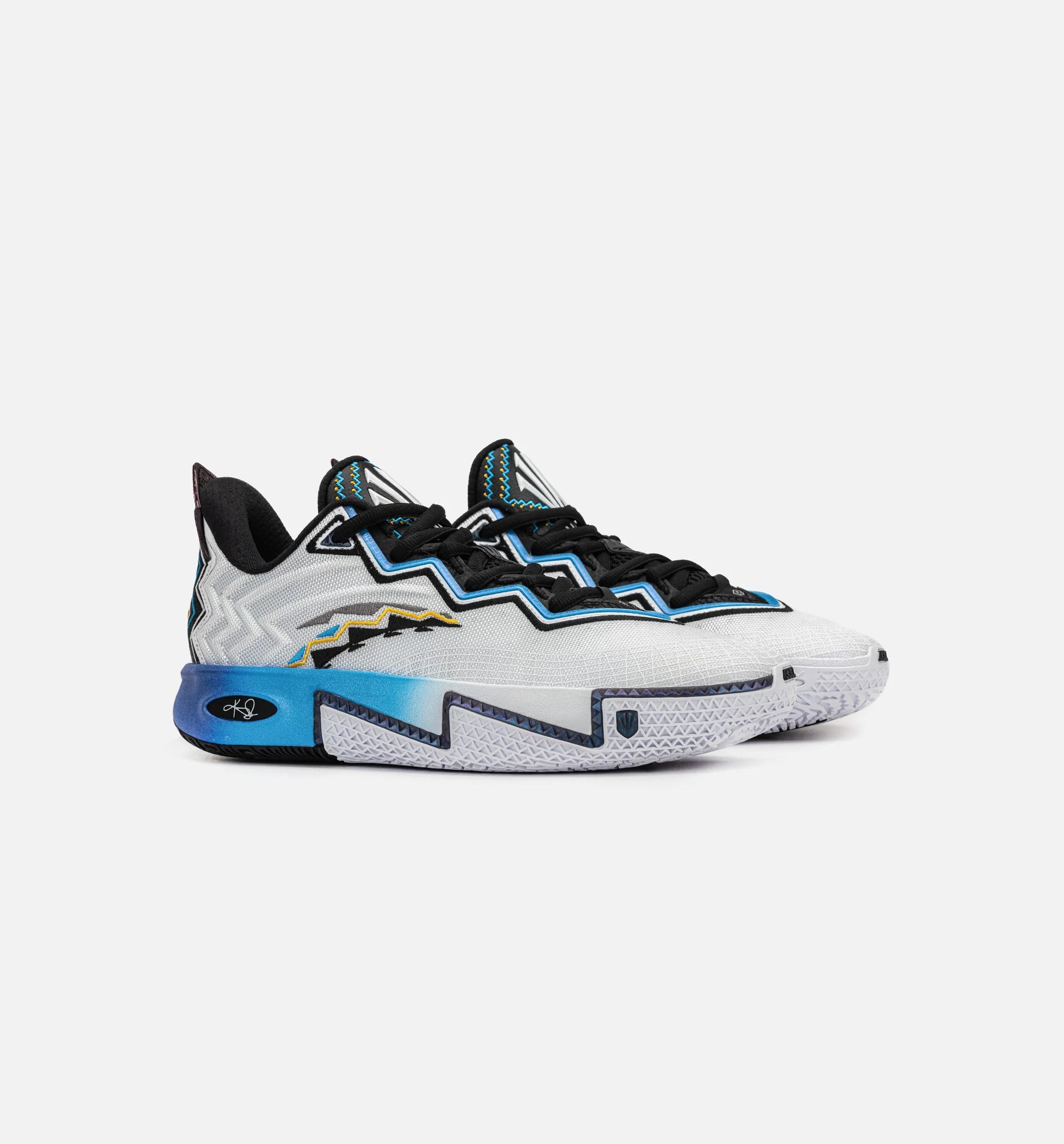 Kai 2 Dallas Mens Basketball Shoe White Gradient Blue