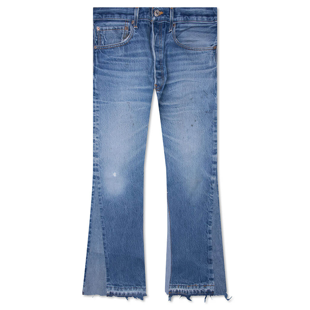 La Flare Blue Denim Indigo