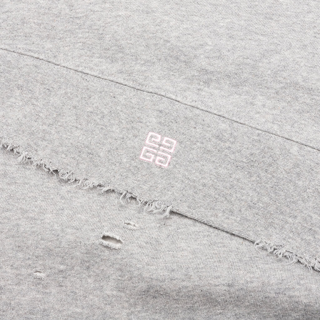 Studio Destroyed Hoodie Heather Grey