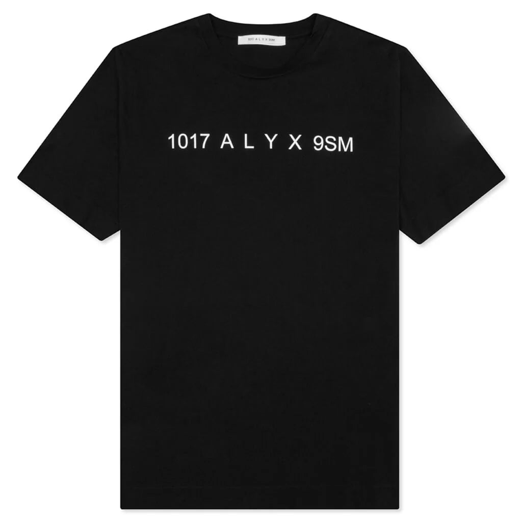 Logo S S Tee Black