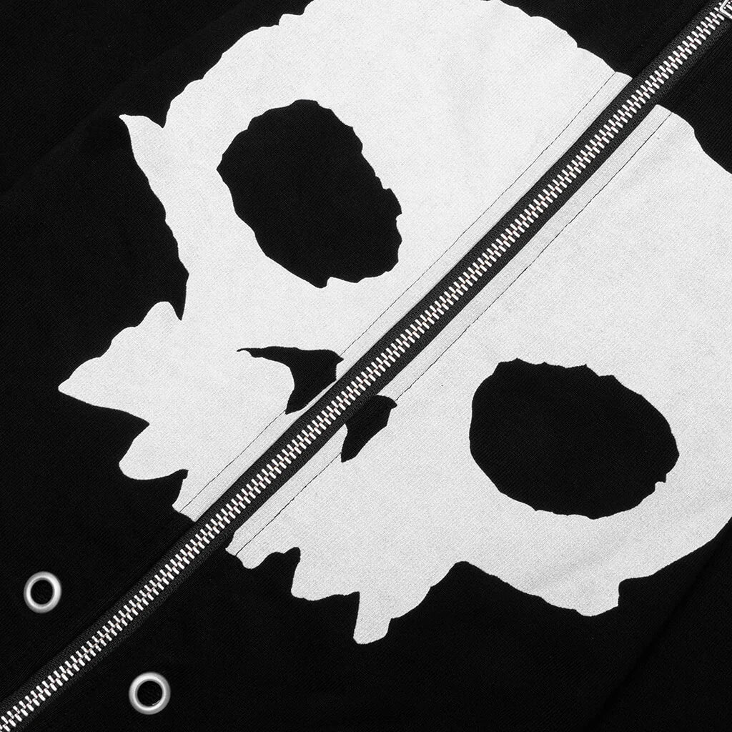 Pleasures x Zero Balaclava Zip Hoodie Black