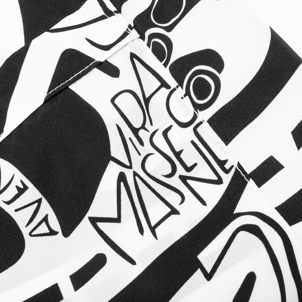 Strada Silk Short Black White