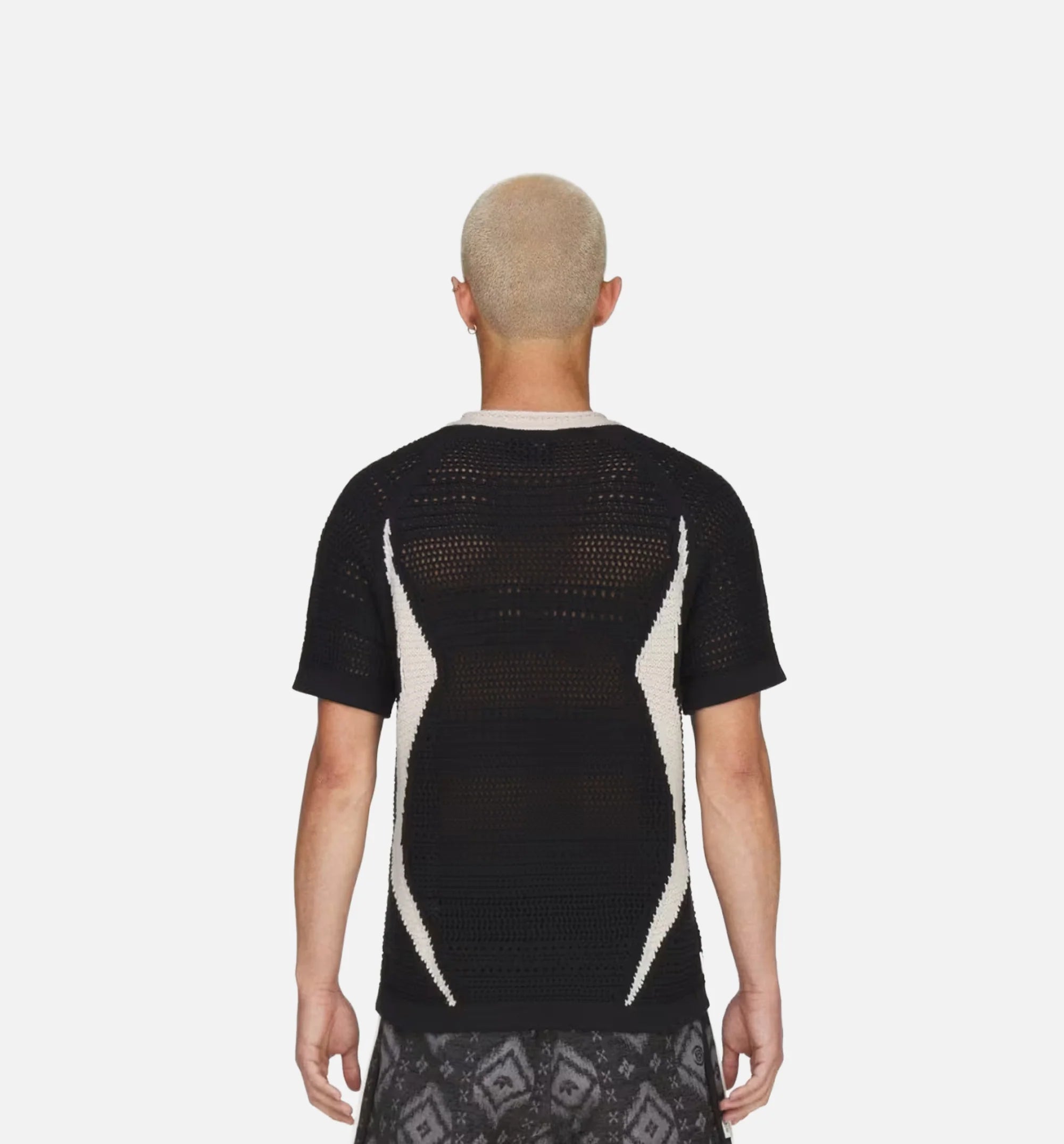 CLOT Knit By Edison Chen Mens Jersey Black Wonder White