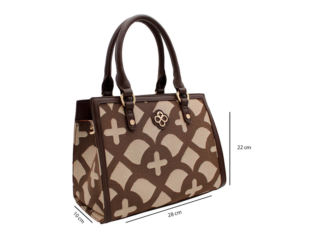 Bolso Jaime Ibiza Jacquard Chocolate para Mujer