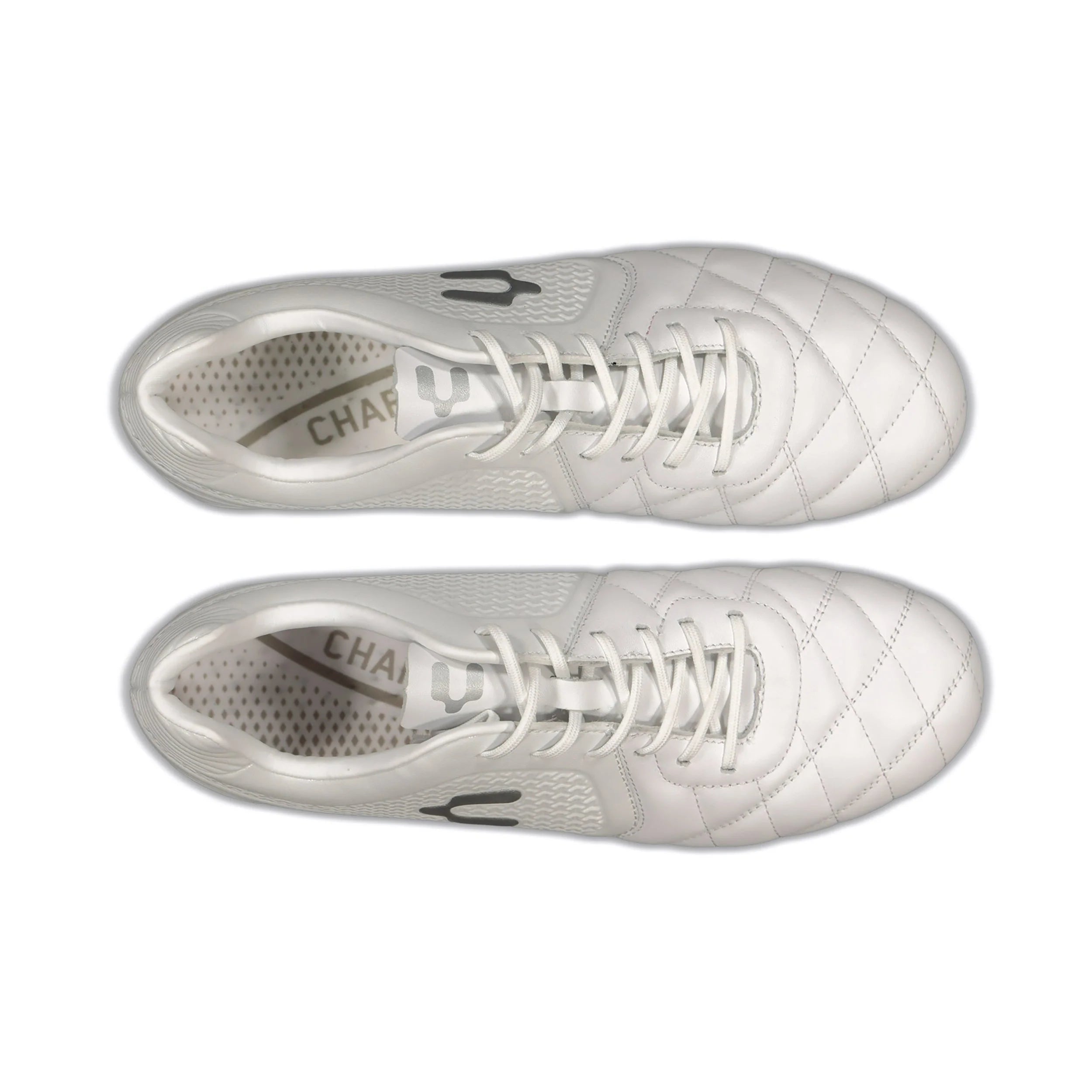 Charly Legendario 20 LT Soccer Cleats White Silver