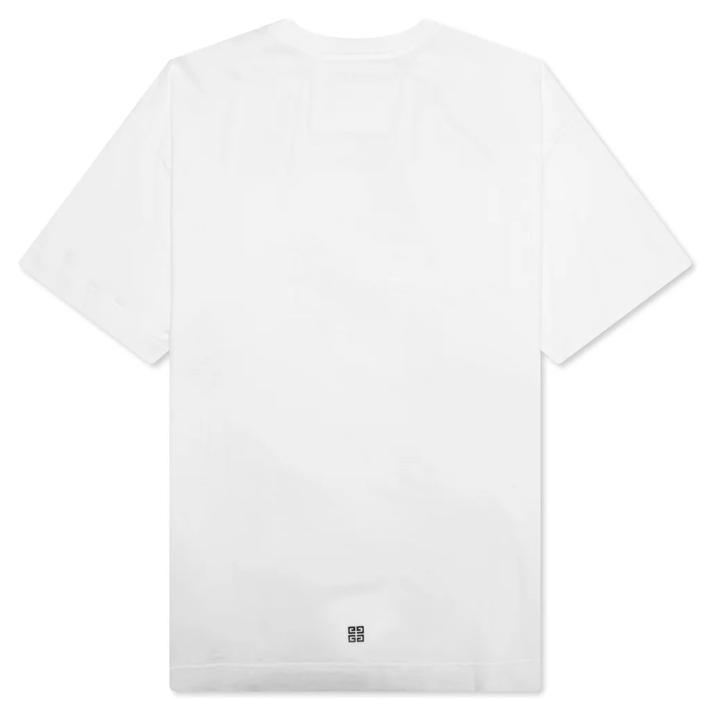 Flowers Cotton T Shirt White