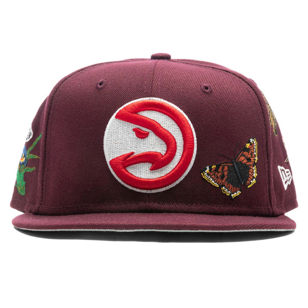New Era x NBA x FELT 59FIFTY Fitted Atlanta Hawks