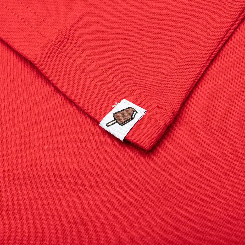 Kids Pop S S Tee Racing Red