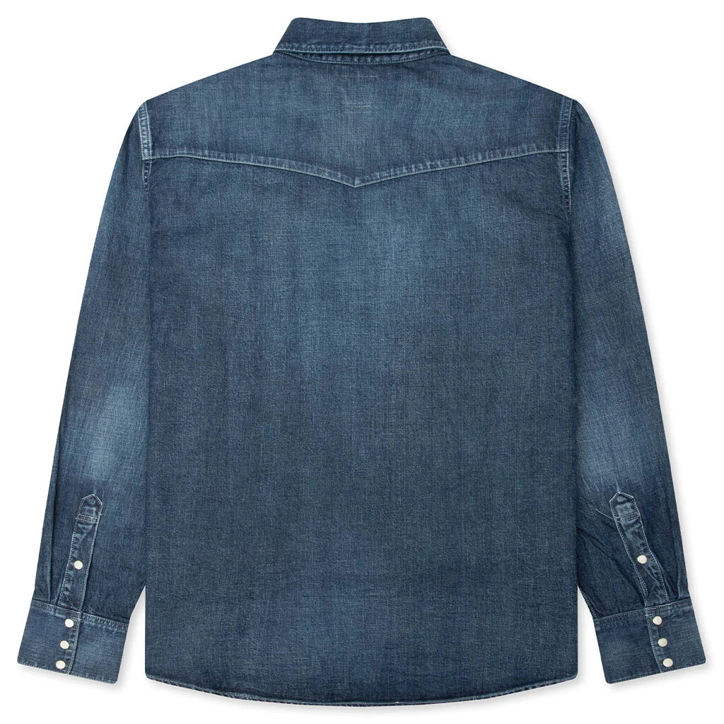 Social Sculpture DMGD Shirt Indigo